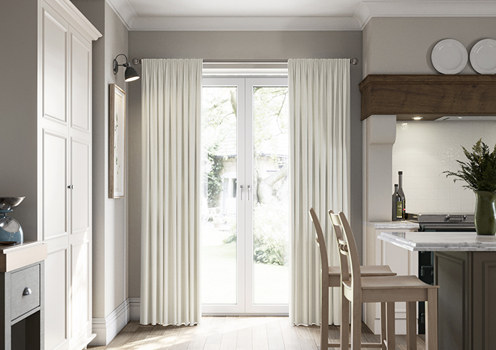 Laura Ashley Candy Stripe, Steel - Made to Measure Curtains - Image 3